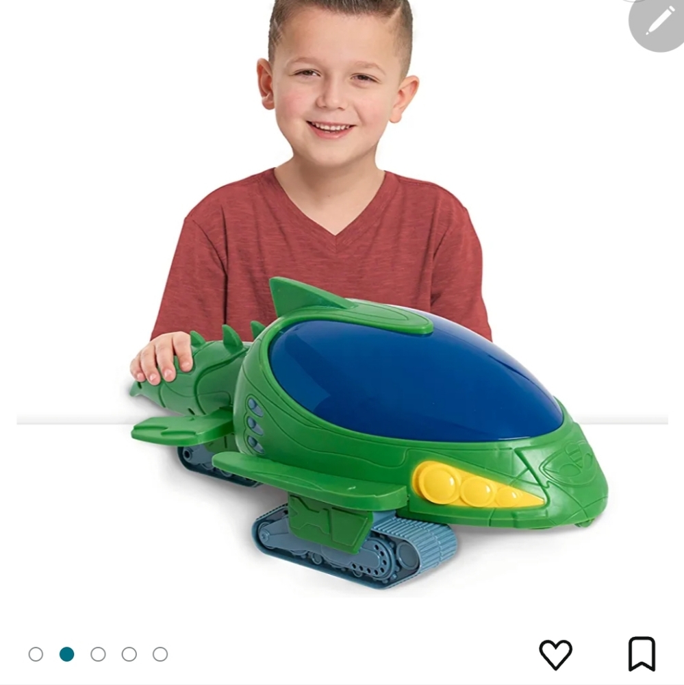 PJ Masks Mega Vehicles Gekko Mobile, 7 Inch Tall, 20 Inch Long, Giant Toy Car